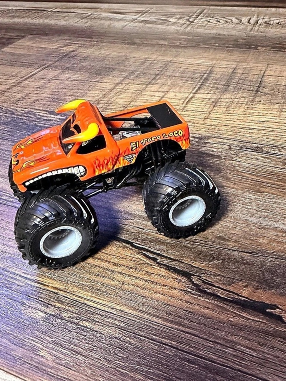 Hot Wheels Monster Jam Trucks El Toro Loco Orange Diecast Toy Truck Collectible